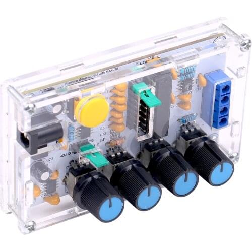 MAX038 Signal Generator DIY Kit 1Hz~20MHz Function Generator High-speed op-amp Generator Sine/Triangle/Rectangular/Sawtooth