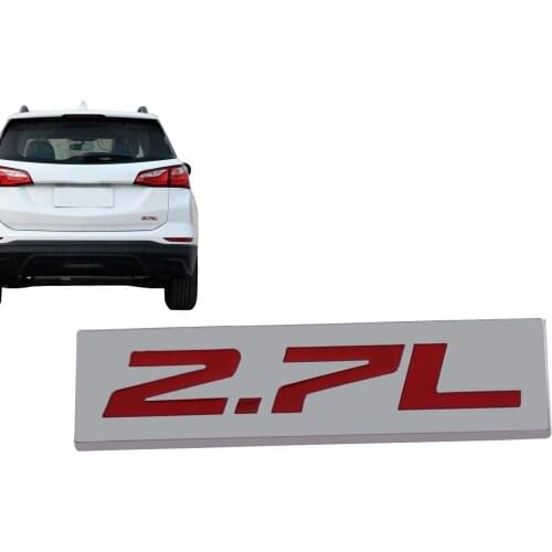 Chrome Red 2.7L 2.7 L for Engine Fender Trunk Lid Emblem Decal Badge Sticker