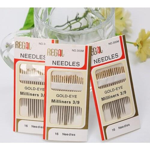 Cross Stitch Gold Tail Needle Embroidery Special Needle Three-strand Embroidery Needle DIY Hand Sewing Tool