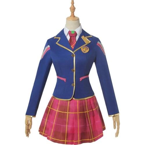 Game Overwatch Cosplay Costume OW Hana Song Cosplay School Uniform DVA Girl Women Costume