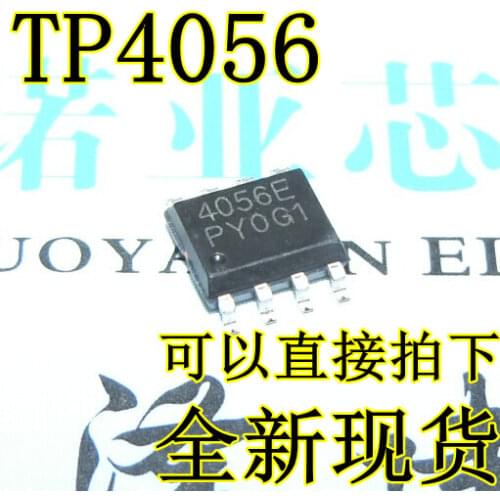 50PCS/LOT New TP4056E 4056E SOP-8 1A Linear Li-Ion Battery Charger Chip