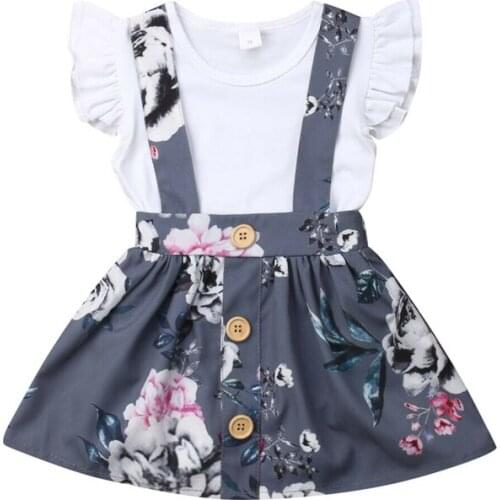 Newborn Baby Girl Clothes Infant Baby Girl Sets Solid Romper+Flower Skirt Newborn Baby Girl Outfits Ensemble Bebe Fille