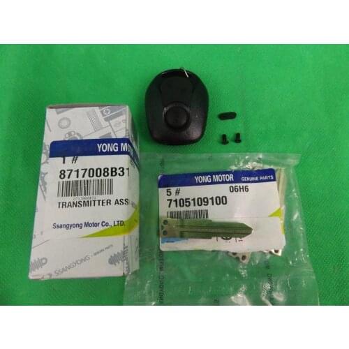 OEM 8717008B31 7105109100 For Ssangyong Rexton SUV Y220II 2.7L TD All Model Transmitter Key Assy Set