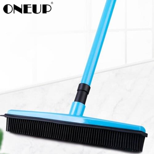 ONEUP Floor Brush Multifunctional Telescopic Broom Pet Hair Removal Brush Clean Wipe Window Tool Household Cleaning Accessories