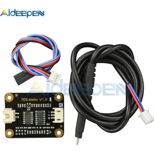 Water Conductivity Analog TDS Sensor Module Tester Waterproof Probe Liquid Detection Water Quality Monitoring For Arduino