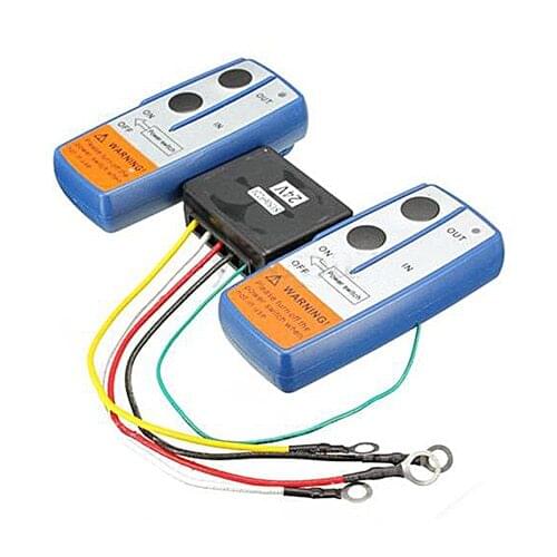 RECOVERY WIRELESS WINCH REMOTE CONTROL TWIN HANDSET ATV TRUCK 24V 24 VOLT