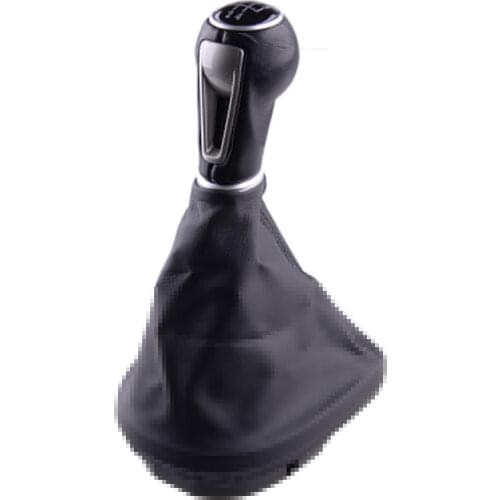 5 Speed Gear Shift Stick Knob Gaiter Boot Cover Frame Accessories Fit For Seat Leon II Toledo III Altea XL 2006 2007 2008 2009