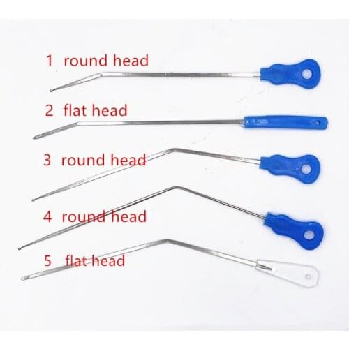 Air jet rapier water jet loom block weaving cloth warp reed thread threading tool flat head round head weaving cloth crochet