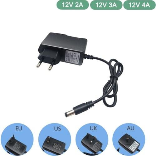 AC 100V - 240V to DC 12V 1A 2A 3A 4A 5A 6A 8A lighting transformers Power Supply Adapter Converter Charger For LED Strip light