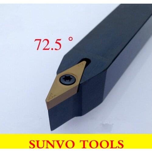 SVVBN 3232P16/1616H16/2020K11/2525M16 External Turning Holder Use VCMT VBMT VCG VBGT VBMT 160404/160408 CNC Insert
