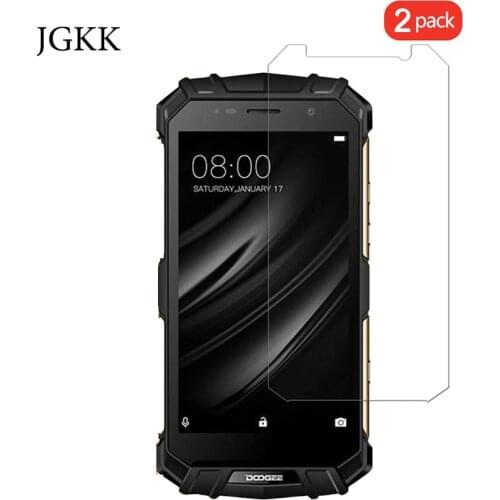JGKK 2Pcs Tempered Glass for Doogee S60 Lite Glass Screen Protector 9H 2.5D Phone Protective Glass for Doogee S60 Tempered Glass