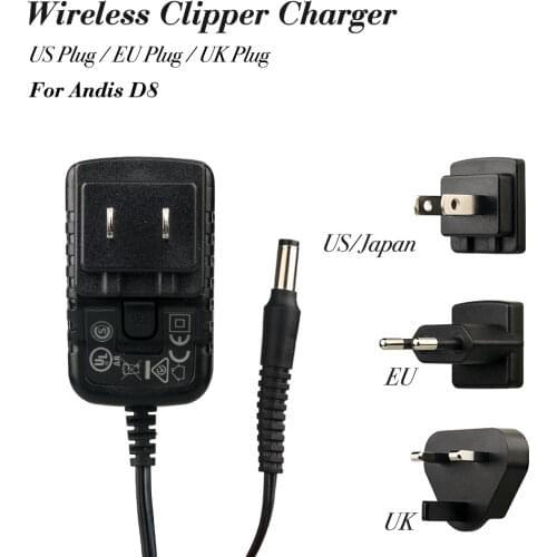 Professional Hair Clipper Charger Barber Tool Cordless Clipper Adapter Clipper Power Adapter US/EU/UK Plug Suitable For Andis D8