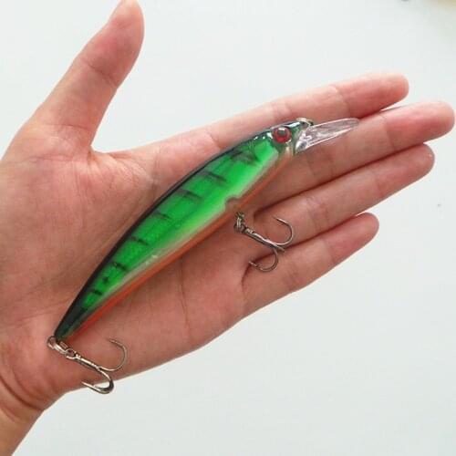 11CM 14G Laser Minnow Fishing Lure pesca hooks fish wobbler tackle crankbait artificial japan hard bait swimbait