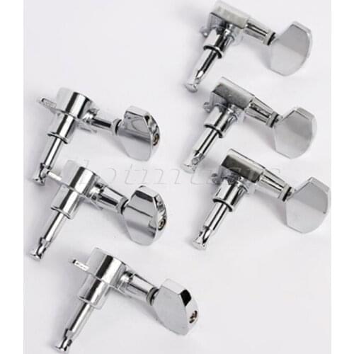 3R 3L Chrome Guitar String Tuning Pegs Tuners Machine Heads Acoustic Electric Guitar Parts