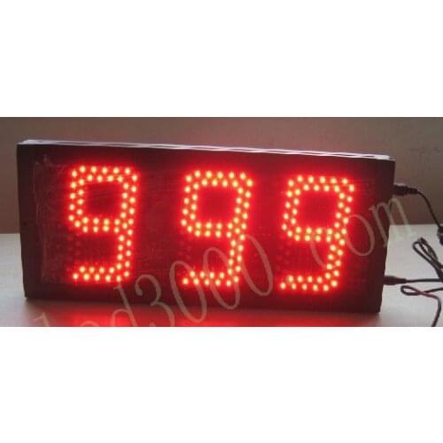 5inch red color 999 days countdown clock(HIT3-5R)