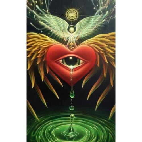 Full diamond round/square diamond painting angel tears art picture 5D DIY rhinestone embroidery picture home decoration gift