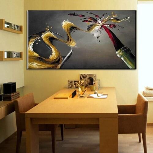 Frameless 100% hand painted paintings for carnival canvas wall decor modern abstract oil painting for living romm decor