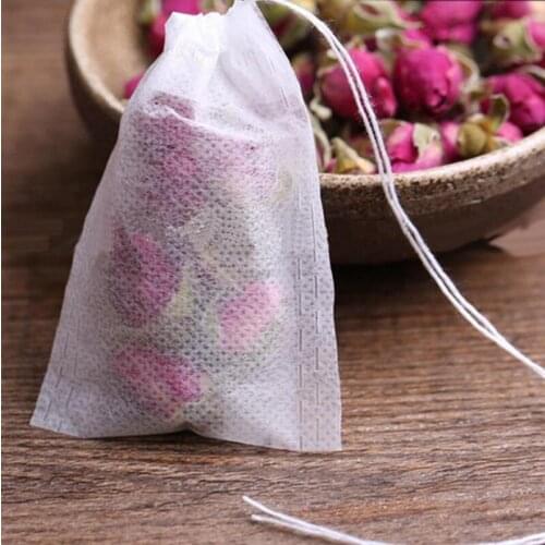 Tea bags 9 x 10 CM Empty Scented Tea Bags With String Heal Seal Filter Paper for Herb Loose Tea LX6016