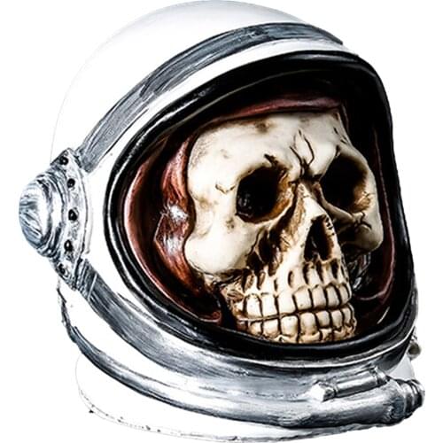 Childrens Halloween Piggy Bank 3D Resin Skull Astronaut Shape Coin Bank Gift Toy Unique Room Sculpture Decoration Respectable