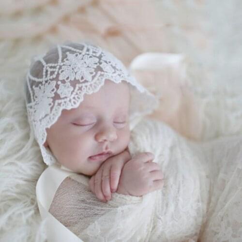 Baby Lace Hat Embroidered Flower Princess Girls Cap Summer Bonnet Newborn Photography Props