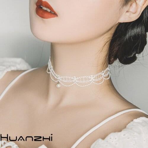 HuanZhi Lace Chokers