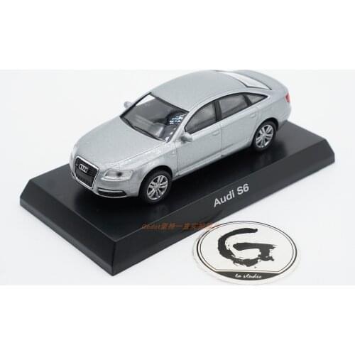 Kyosho 1/64 Audi S6 Diecast Collection of Simulation Alloy Car Model Children Toys