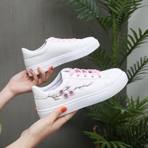 Sneakers Women Shoes Spring Autumn Fashion Female Student Lace-Up Flats Woman Campus Style Ladies Casual Shoes ghn78