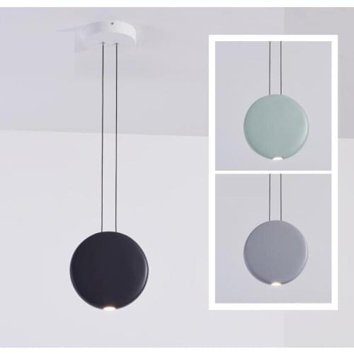 Milan style led Wafer Pendant Lights for Dining Room Modern Bedside Pendant Lamp For Parlor home Hanging suspension Luminaire