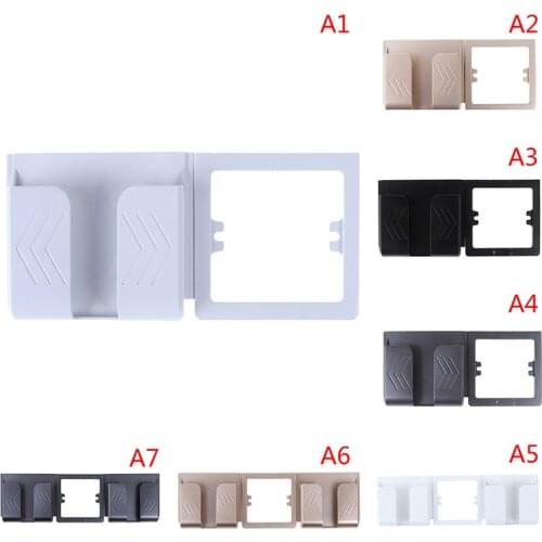 Multifunction Home Mobile Wall Mount Stand Adhesive Durable Socket Phone Charging Holder Bracket Shelf Practical Hotel Universal