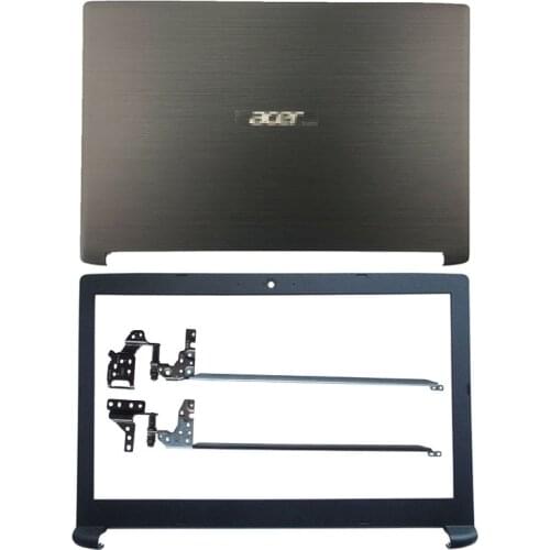NEW Laptop LCD Back Cover/Front Bezel/LCD Hinges Plastic Top Case For Acer Aspire 7 A715-71 A715-71G A715-71G-71NC Series Black