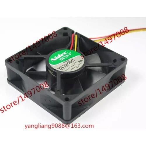 Nidec B35065-33 MAR DC 12V 0.49A 80x80x25mm Server Cooling Fan