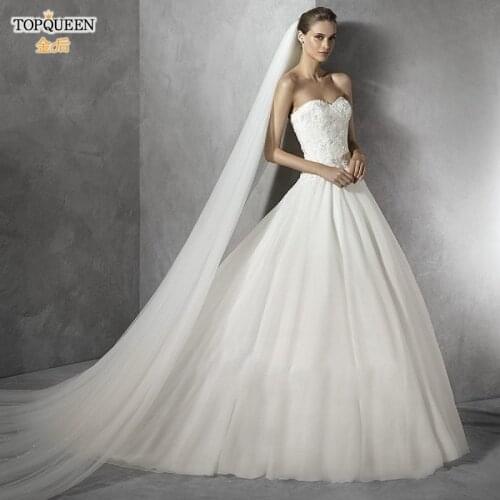 TOPQUEEN V30 Real Photos Long 3M Cathedral Bridal Veil White Ivory Wedding Tulle With Hair Comb for Women Marriage Banquet