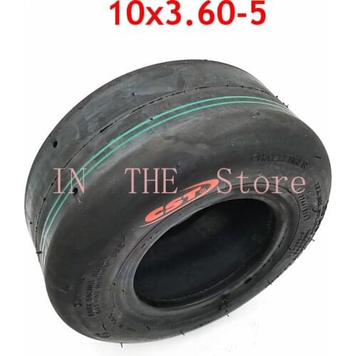 High Quality 10x3.60-5 Tubeless Tyre 10*3.60-5 Go Kart Vacuum Tire Front Wheel Tire Accessories