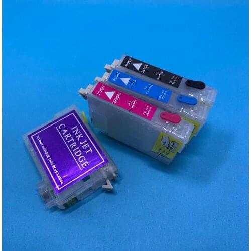 YOTAT T03A1-T03A4 Refillable Ink Cartridge T603 603XL for Epson XP-2100 XP-2105 XP-3100 XP-3105 XP-4100 XP-4105 WF-2810 WF-2830
