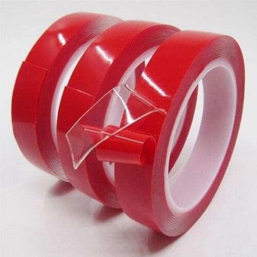 1pc 3m Double Sided Adhesive Tape High Strength Acrylic Clear No Traces Sticker for Car Fixed Phone Tablet LCD Screen