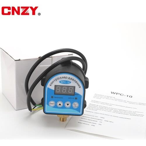 1pc WPC-10 Digital Water Pressure Switch Digital Display WPC 10 Eletronic Pressure Controller for Water Pump With G1/2"Adapter