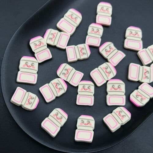 50g Milk Yakut Polymer Clay Slices Sprinkles for Kids Diy,Craft/Nail Art/Scrapbook Decoration,Filler Polymer Clay Embellishments