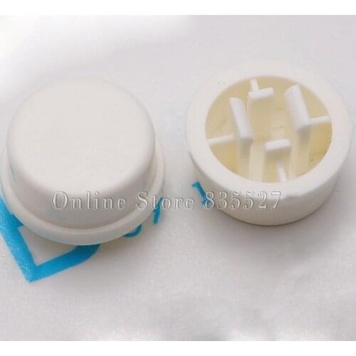 50pcs/lot A24 Round key cap 12*12*7.3mm Button cap switch cap 12 * 12 * 7.3 mm white blue red black green