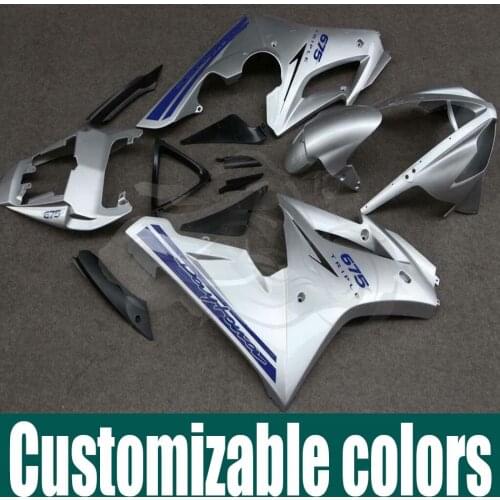 ABS Injection Fairing Bodywork Panel Kit Set Fit For Triumph Daytona 675 2006 2007 2008 Panel Part