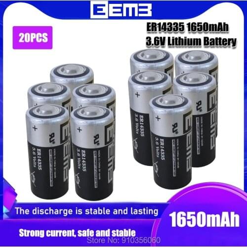 20PCS EEMB ER14335AX ER14335 3.6V 1650mah Intelligent water meter electric meter medical device