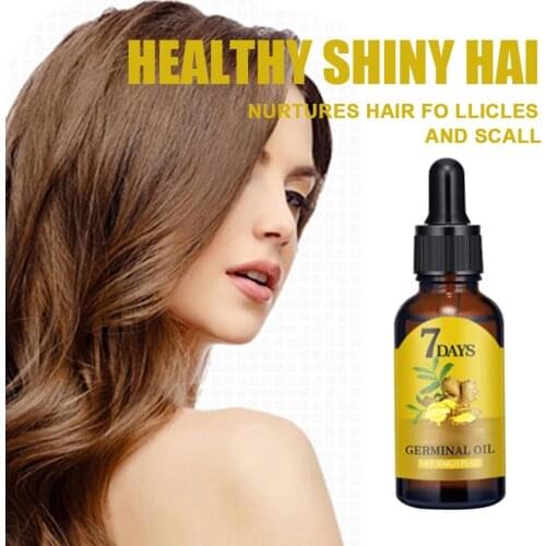 10/15/20/40ml Fast Hair Regrowth Essential Oil 7 Days Anti-loss Strong the Root of Hair Serum Ginger Hair Loss Treatment