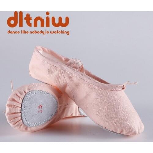 Quality Chaussures Femme Zapatos Baile Danse Split Cow Suede Sole Zapatillas De Ballet Canvas Pole Dance Shoes