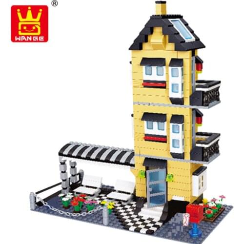 546pcs villa building block set 3D Construction Brick Educational Hobbies Toys for Kids 32053