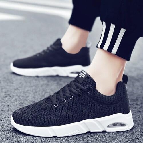 Fashion Men Sneakers Mesh Casual Shoes Lac-up Mens Trainers Lightweight Vulcanize Shoes Male Walking Sneakers Zapatillas Hombre