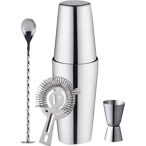 Bartender Set For Professional Bartenders And Family Bars,5 Piece Set Of Boston Cocktail Shaker