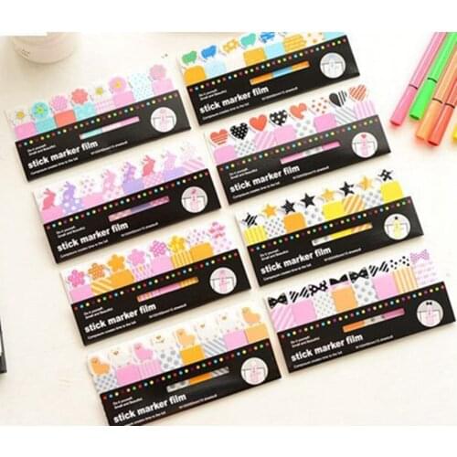 New version cartoon seriess stick marker film / sticky notepad / Memo / message note