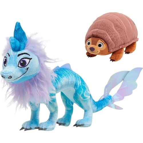 New Disney Movie Raya and The Last Dragon Cartoon Plush Dolls Toy Dragon Anime Plush Doll Toys for Children Birthday Xmas Gift