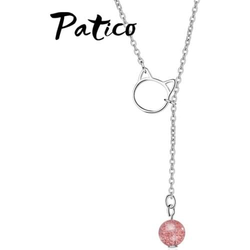 New Arrival Women Fashion Opal Stone Pendant Necklace 925 Sterling Silver Round Ball Shape Neck Chain Free Shipping