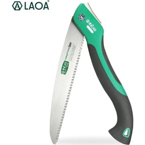 LAOA Foldable Saw 10 Inch 250mm Portable Trimming Fruit Tree Pruning Garden Yard Camping Tool for Woodworking Trees