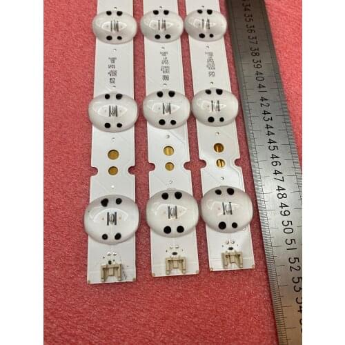 New 3 PCS 8LED LED Backlight Strip for LG 50uk6500 50UK6470PLC HC500DQN-VCUR/L 50UK63/65_INX VCUL5-A14X V500DJ6-QE1 EAJ64451101